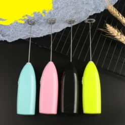 GDRHVFD Portable Battery Operated Milk Frothers - Electric Coffee Frother Whisk, Battery Powered Stirrer, Portable Milk Frother, Mini Blender For Bulletproof Coffee, Cappuccino, Latte, Frappe And Mat -Kitchen Appliances Store 74949952 4