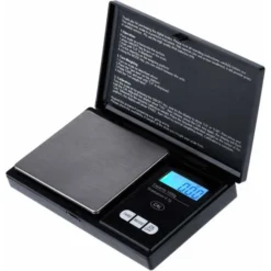 Digital Pocket Scale 1000g X 0.1g, Kitchen Scale, Jewelry Scales Mini Electronic Pocket Scale-Black