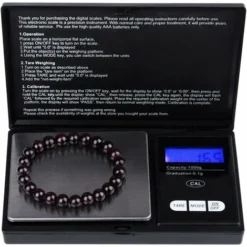 Digital Pocket Scale 1000g X 0.1g, Kitchen Scale, Jewelry Scales Mini Electronic Pocket Scale-Black 8 Digital Pocket Scale 1000g X 0.1g, Kitchen Scale, Jewelry Scales Mini Electronic Pocket Scale-Black -Kitchen Appliances Store 75325270 4