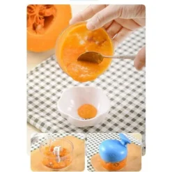 Mini Whale Shape Garlic Press Manual Hand Chopper Food Processor Kitchen Smasher Crusher Vegetable Chopper For Meat Nuts Pepper Kitchen Condiments Kitchen Gadget -Kitchen Appliances Store 75326590 5