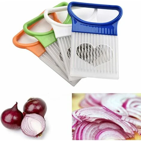 Slicer Onion Holder Assistant Food Slicer Fork Onion Holder Knife Stainless Steel Meat Needle Cutter Tomato Fruit Vegetable With Non-Slip Handle 4 Pieces 3 Slicer Onion Holder Assistant Food Slicer Fork Onion Holder Knife Stainless Steel Meat Needle Cutter Tomato Fruit Vegetable With Non-Slip Handle 4 Pieces - Image 3