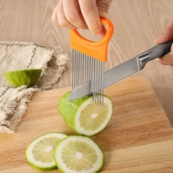 Slicer Onion Holder Assistant Food Slicer Fork Onion Holder Knife Stainless Steel Meat Needle Cutter Tomato Fruit Vegetable With Non-Slip Handle 4 Pieces 8 Slicer Onion Holder Assistant Food Slicer Fork Onion Holder Knife Stainless Steel Meat Needle Cutter Tomato Fruit Vegetable With Non-Slip Handle 4 Pieces -Kitchen Appliances Store 75327326 4