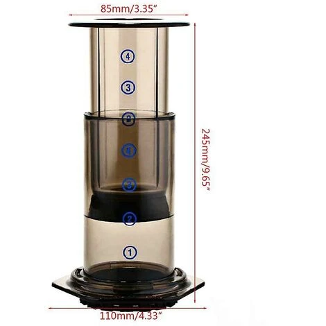 Manual Coffee Machine Pressure Pot Transparent Manual Coffee Machine 3 Manual Coffee Machine Pressure Pot Transparent Manual Coffee Machine - Image 3