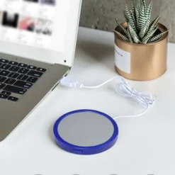 Coffee Mug Warmer For Desk Auto Shut Off USB, Electric Beverage Warmer For Coffee,Cocoa,Tea,Milk Blue -Kitchen Appliances Store 77431919 5