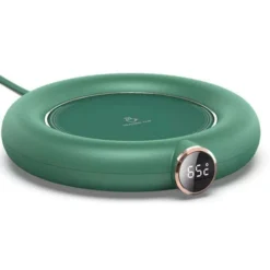 Coffee Mug Warmer For Desk Auto Shut Off USB, Electric Beverage Warmer For Coffee,Cocoa,Tea,Milk Green