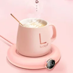 Coffee Mug Warmer For Desk Auto Shut Off USB, Electric Beverage Warmer For Coffee,Cocoa,Tea,Milk Pink -Kitchen Appliances Store 77431963 5