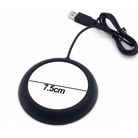 Coffee Mug Warmer For Desk Auto Shut Off USB, Electric Beverage Warmer For Coffee,Cocoa,Tea,Milk Matte Black 2 Coffee Mug Warmer For Desk Auto Shut Off USB, Electric Beverage Warmer For Coffee,Cocoa,Tea,Milk Matte Black - Image 2