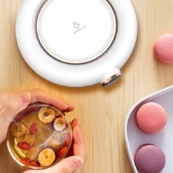 Coffee Mug Warmer&Cup Warmer For Office Desk Use, Electric Beverage Warmer, Coffee Warmer Plate For Cocoa White -Kitchen Appliances Store 78327030 4