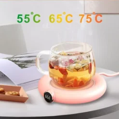 Coffee Mug Warmer&Cup Warmer For Office Desk Use, Electric Beverage Warmer, Coffee Warmer Plate For Cocoa Pink -Kitchen Appliances Store 78327032 3