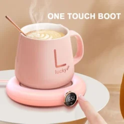 Coffee Mug Warmer&Cup Warmer For Office Desk Use, Electric Beverage Warmer, Coffee Warmer Plate For Cocoa Pink -Kitchen Appliances Store 78327032 4