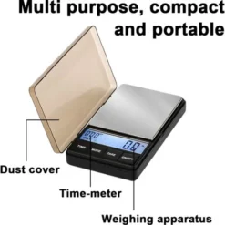 Espresso Scale With Timer, Espresso Coffee Scale For Drip Tray, Coffee Scale Espresso With Silicone Mat -Kitchen Appliances Store 78327139 3