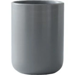 Kitchen Appliances Store 6 Kitchen Utensil Holder,Cooking Utensil Holder For Kitchen Counter, Cream White Ceramic Utensil Crock Grey Medium