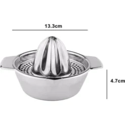 Juicer Manual Squeezer Stainless Steel 304 Robust Hand Juicer Reamer Rotation Press, Dishwasher Safe -Kitchen Appliances Store 78327260 3