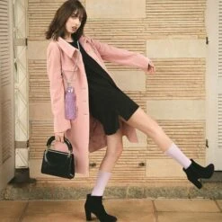 Refillable Water Bottle Insulated Water Bottle Glitter Water Bottle With Chain For Women (Pink, Silver, 750ml) -Kitchen Appliances Store 78703145 5