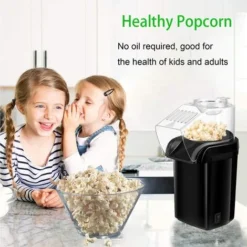 Hot Air Popcorn Maker 1200W Professional Home Popcorn Maker No Oil Required Mini Homemade -Kitchen Appliances Store 78704974 4