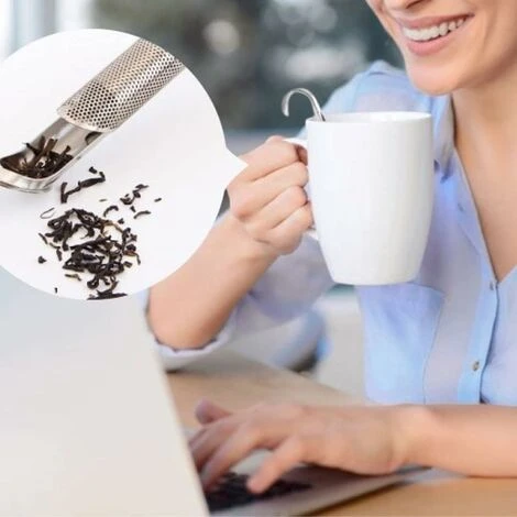 Tea Infuser 2 Pack Loose Tea Infuser Tea Steeper With Long Handle 2 Tea Infuser 2 Pack Loose Tea Infuser Tea Steeper With Long Handle - Image 2