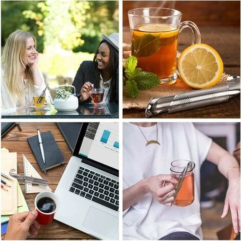 Tea Infuser 2 Pack Loose Tea Infuser Tea Steeper With Long Handle 3 Tea Infuser 2 Pack Loose Tea Infuser Tea Steeper With Long Handle - Image 3