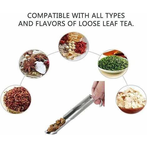 Tea Infuser 2 Pack Loose Tea Infuser Tea Steeper With Long Handle 5 Tea Infuser 2 Pack Loose Tea Infuser Tea Steeper With Long Handle - Image 5