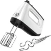 Electric Mixer, Electric Whisk With 6 Speeds, 2 Propeller Whisks And 2 Beater Hooks, Turbo Button, Eject Button, 400W Electric Kitchen Mixer For Eggs, Cream And Various Jams