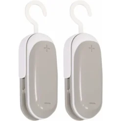 2PACK Mini Bag Sealer, Portable Heat Seal Vacuum Sealer, Plastic Sealer, 2 In 1 Heat Sealer And Cutter