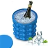 Large Ice Cube Maker Silicone Wine Ice Bucket Big Ice Cube Tray Mold Cup