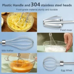 Cordless Electric Whisk Electric Whisk 3 Beaters 3 Adjustable Speeds 7 Cordless Electric Whisk Electric Whisk 3 Beaters 3 Adjustable Speeds -Kitchen Appliances Store 78710230 3