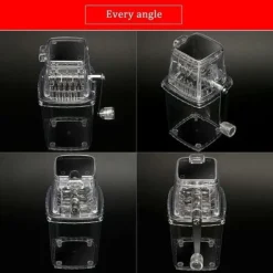 White Polypropylene Ice Breaker - Hand Shaved Ice Maker Portable Hand Crank Ice Breaker Housekeeping Manual Ice Shaver Kitchen Tools -Kitchen Appliances Store 78710390 5