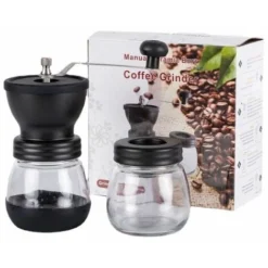 Manual Coffee Grinder Adjustable Coarse Ceramic Grinder Hand Held Coffee Grinder Compact Crank Handle For Home, Office And Travel With Brush, Spoon 9 Manual Coffee Grinder Adjustable Coarse Ceramic Grinder Hand Held Coffee Grinder Compact Crank Handle For Home, Office And Travel With Brush, Spoon -Kitchen Appliances Store 79303674 5