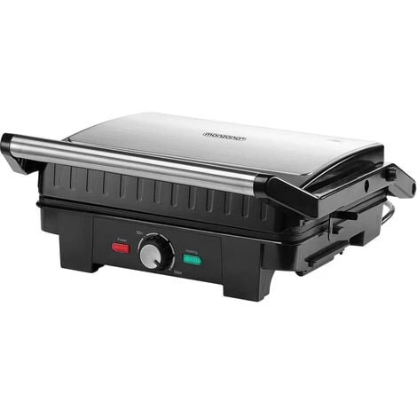 Monzana XXL Contact Grill 2200W 180° Opening Non-Stick Stainless Steel BPA Free Table Health Grill Panini Sandwich Maker 2 Monzana XXL Contact Grill 2200W 180° Opening Non-Stick Stainless Steel BPA Free Table Health Grill Panini Sandwich Maker - Image 2