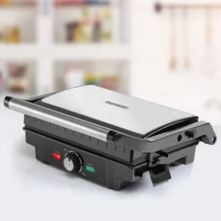 Monzana XL Contact Grill 180° Foldable Non-Stick Stainless Steel Temperature Control 1600W Table Grill Sandwich Maker -Kitchen Appliances Store 79328293 3