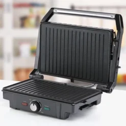 Monzana XL Contact Grill 180° Foldable Non-Stick Stainless Steel Temperature Control 1600W Table Grill Sandwich Maker -Kitchen Appliances Store 79328293 4