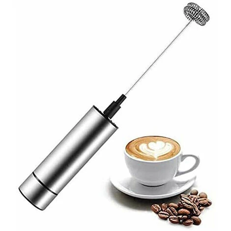 Electric Milk Frother, BR-Vie Milk Frother, Stainless Steel Milk Frother, And Cold Frother For Coffees, Espressos, Lattes, Cappuccinos 1 Electric Milk Frother, BR-Vie Milk Frother, Stainless Steel Milk Frother, And Cold Frother For Coffees, Espressos, Lattes, Cappuccinos