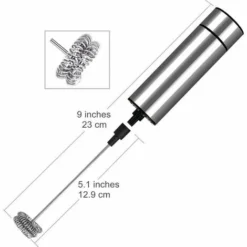 Electric Milk Frother, BR-Vie Milk Frother, Stainless Steel Milk Frother, And Cold Frother For Coffees, Espressos, Lattes, Cappuccinos 7 Electric Milk Frother, BR-Vie Milk Frother, Stainless Steel Milk Frother, And Cold Frother For Coffees, Espressos, Lattes, Cappuccinos -Kitchen Appliances Store 80272769 3