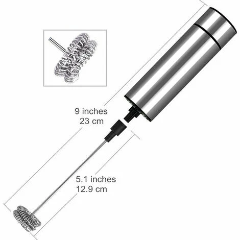 Electric Milk Frother, BR-Vie Milk Frother, Stainless Steel Milk Frother, And Cold Frother For Coffees, Espressos, Lattes, Cappuccinos 3 Electric Milk Frother, BR-Vie Milk Frother, Stainless Steel Milk Frother, And Cold Frother For Coffees, Espressos, Lattes, Cappuccinos - Image 3