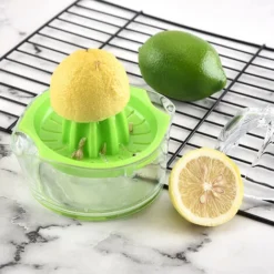 RHAFAYRE Lemon Squeezer Citrus Juicer, BPA-Free, Manual Juicers With Measuring Cup Orange Anti-Slip Hand Squeezer Rotation Press - Easy To Use & Clean For Fresh Orange Or Lime Juice, Green 8 RHAFAYRE Lemon Squeezer Citrus Juicer, BPA-Free, Manual Juicers With Measuring Cup Orange Anti-Slip Hand Squeezer Rotation Press - Easy To Use & Clean For Fresh Orange Or Lime Juice, Green -Kitchen Appliances Store 80799993 4