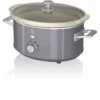 Swan 3.5L Slow Cooker Retro Grey