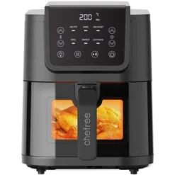 CHEFREE AFW01 - Air Fryer 5L & 1650W - With Visible Window - 6 In 1
