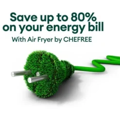 CHEFREE AFW01 - Air Fryer 5L & 1650W - With Visible Window - 6 In 1 -Kitchen Appliances Store 81393208 5