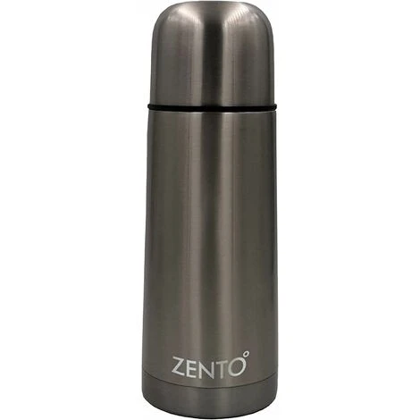 Zento Stainless Steel Bullet Vacuum Drink Flask 350ml Thermo-Shield Technology 1 Zento Stainless Steel Bullet Vacuum Drink Flask 350ml Thermo-Shield Technology