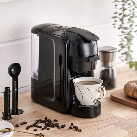 Livingandhome Black 3 In 1 Home Coffee Machine 1 Livingandhome Black 3 In 1 Home Coffee Machine