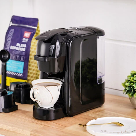 Livingandhome Black 3 In 1 Home Coffee Machine 2 Livingandhome Black 3 In 1 Home Coffee Machine - Image 2