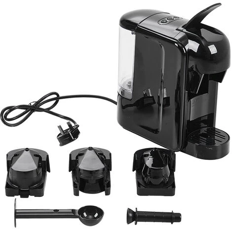 Livingandhome Black 3 In 1 Home Coffee Machine 4 Livingandhome Black 3 In 1 Home Coffee Machine - Image 4