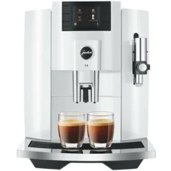 Jura E8 Piano White Coffee Machine