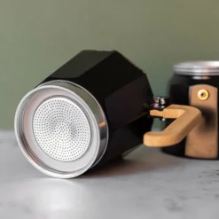 La Cafetiere Espresso Maker 3 Cup Black Wood Effect Handle -Kitchen Appliances Store 83670265 5