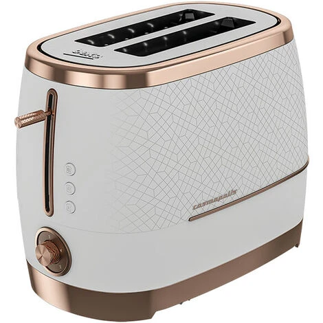 Beko Off White & Rose Gold Cosmopolis Dome Kettle & 2 Slice Toaster Set 5 Beko Off White & Rose Gold Cosmopolis Dome Kettle & 2 Slice Toaster Set - Image 5