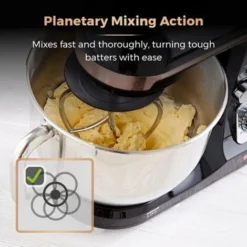 Tower Stand Mixer Rose Gold 5 Litre Stainless Steel Bowl Black -Kitchen Appliances Store 83670895 3