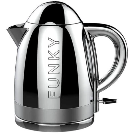 The Funky Appliance Company 1.7 Litre Kettle And 4 Slice Toaster Set Chrome 2 The Funky Appliance Company 1.7 Litre Kettle And 4 Slice Toaster Set Chrome - Image 2