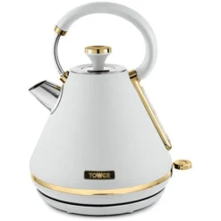 Tower Cavaletto Pyramid Kettle And 2 Slice Toaster Set Optic White -Kitchen Appliances Store 83671076 3