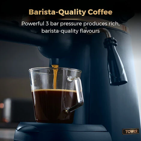 Tower Cavaletto Espresso Machine Midnight Blue 3 Tower Cavaletto Espresso Machine Midnight Blue - Image 3