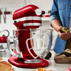 KitchenAid Artisan Mixer 156 Candy Apple With Glass Bowl With Free Gift -Kitchen Appliances Store 83671413 3